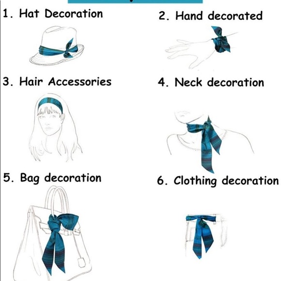 Silk twilly scarves - Picture 5 of 6